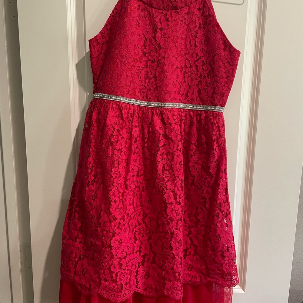 Girls red dress